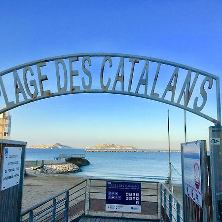 Vue Mer Plage Catalans Vieux Port Clim - 2 Chambres Marseille Exterior photo