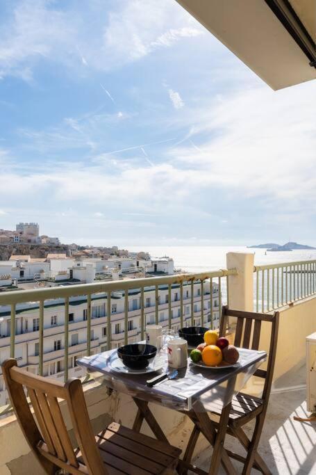 Vue Mer Plage Catalans Vieux Port Clim - 2 Chambres Marseille Exterior photo