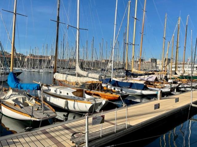 Vue Mer Plage Catalans Vieux Port Clim - 2 Chambres Marseille Exterior photo