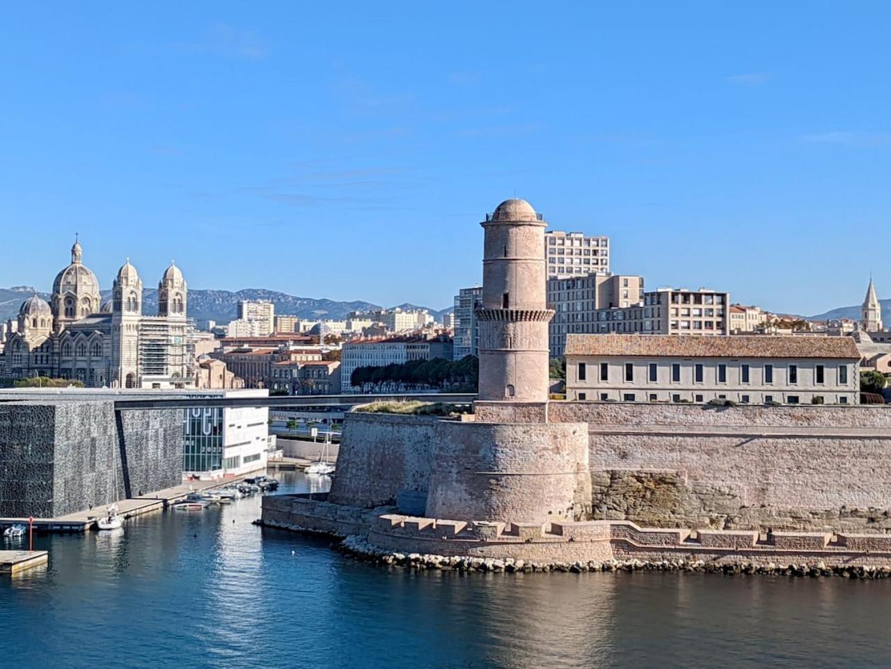 Vue Mer Plage Catalans Vieux Port Clim - 2 Chambres Marseille Exterior photo