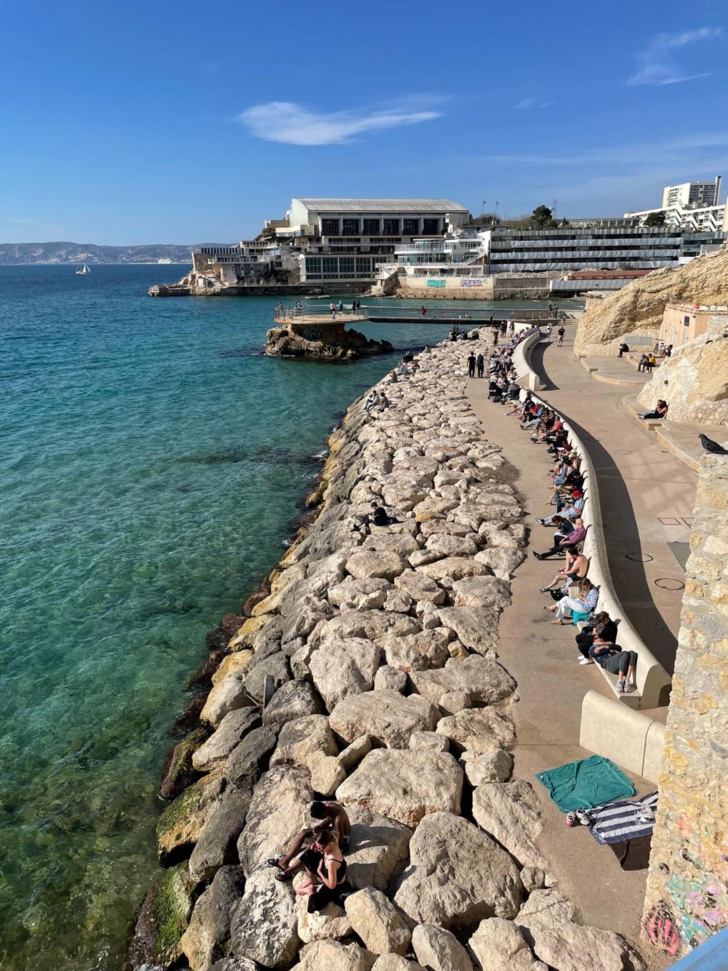 Vue Mer Plage Catalans Vieux Port Clim - 2 Chambres Marseille Exterior photo