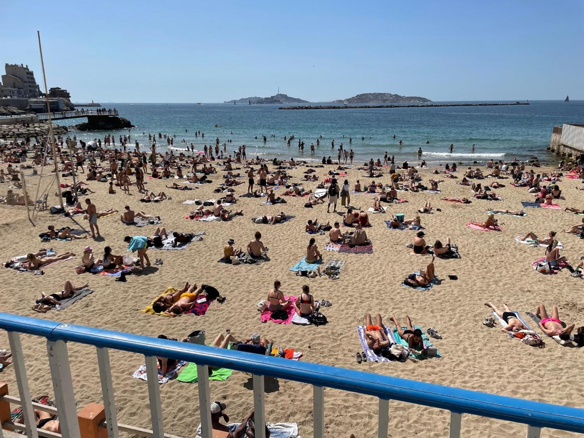 Vue Mer Plage Catalans Vieux Port Clim - 2 Chambres Marseille Exterior photo