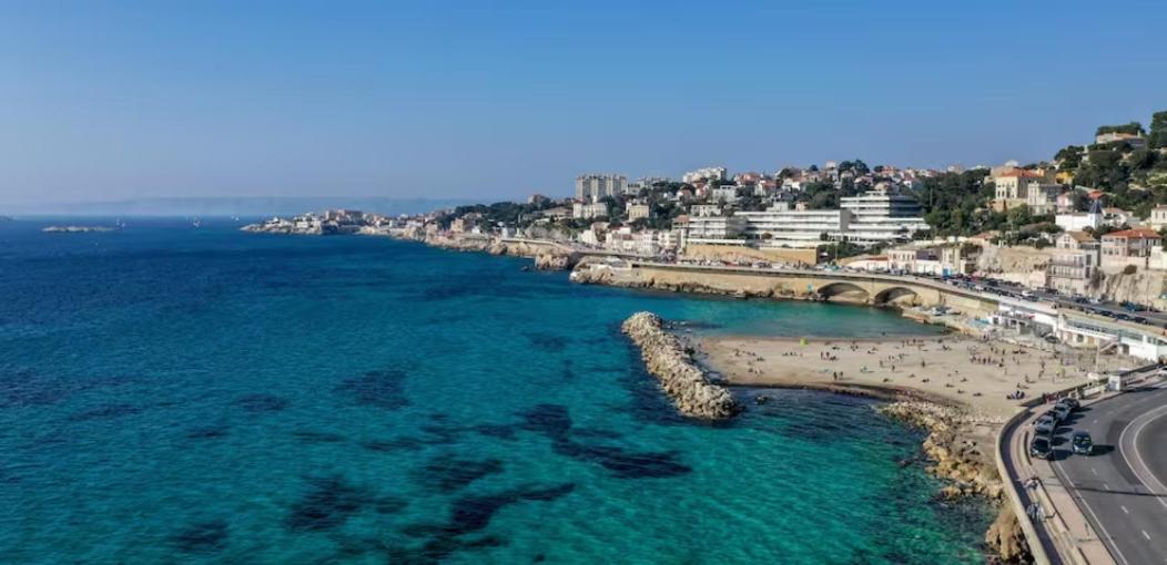 Vue Mer Plage Catalans Vieux Port Clim - 2 Chambres Marseille Exterior photo